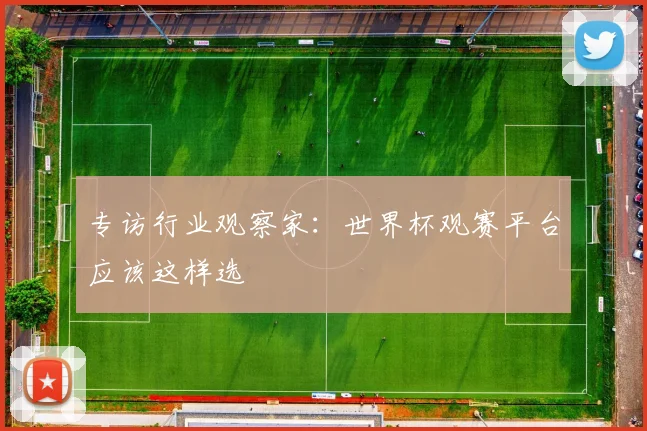 专访行业观察家：世界杯观赛平台应该这样选